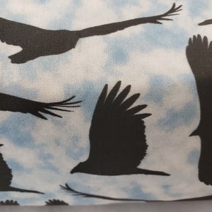 Turkey Vulture Condor Cosmetic Bag Makeup Bag LARGE image 6