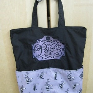 Poison Apothecary Halloween Tote or Eco Friendly Purse Grocery or Shopping Bag image 1