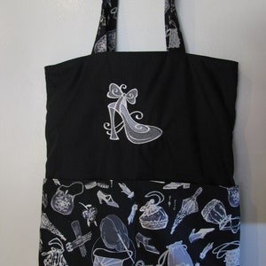 Fashion Shoe Psychedelic Hippie Tote or Eco Friendly Purse