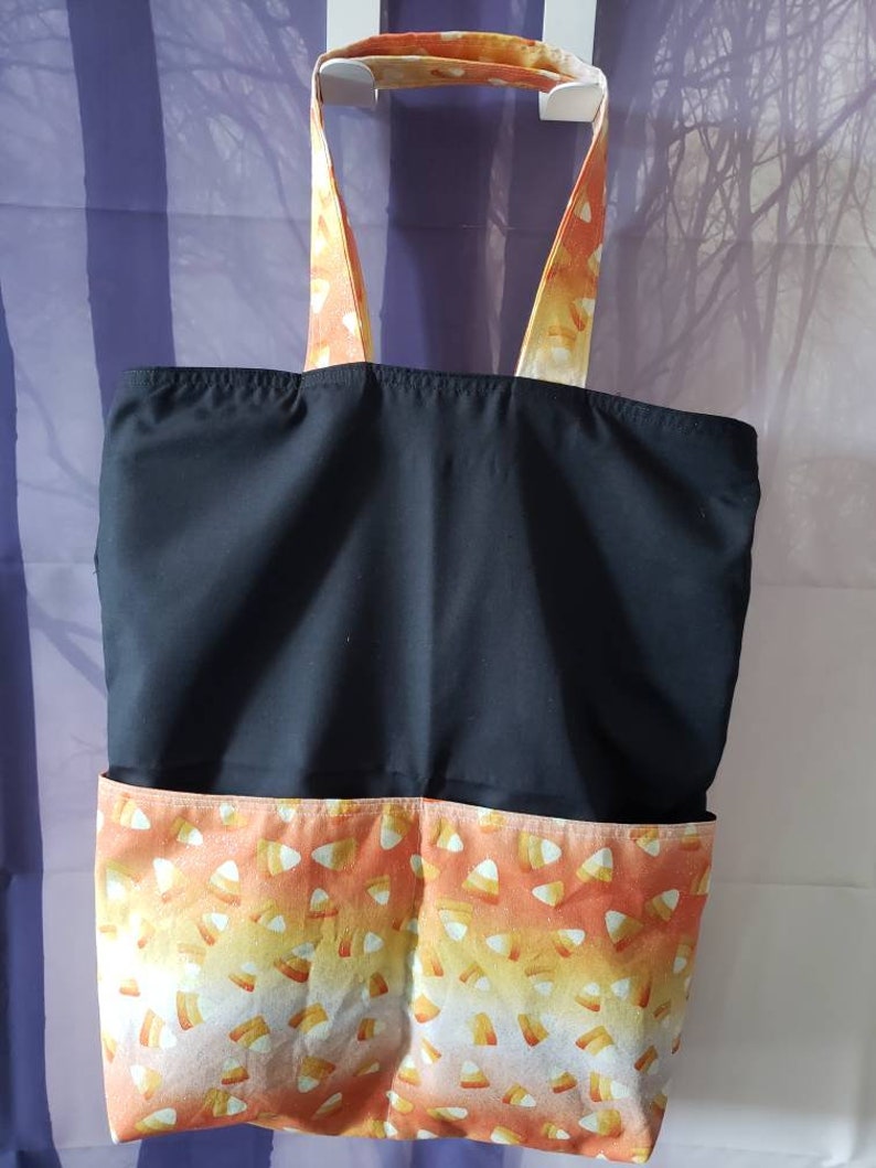 Bag Corn to be Wild Candy Corn Halloween Eco Friendly Tote Purse