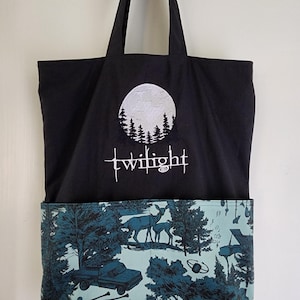 Twilight Forks Washington Inspired Eco Friendly Tote