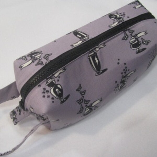 Boticario con bordado de veneno sorpresa en el interior - Bolsa cosmética Bolsa de maquillaje GRANDE