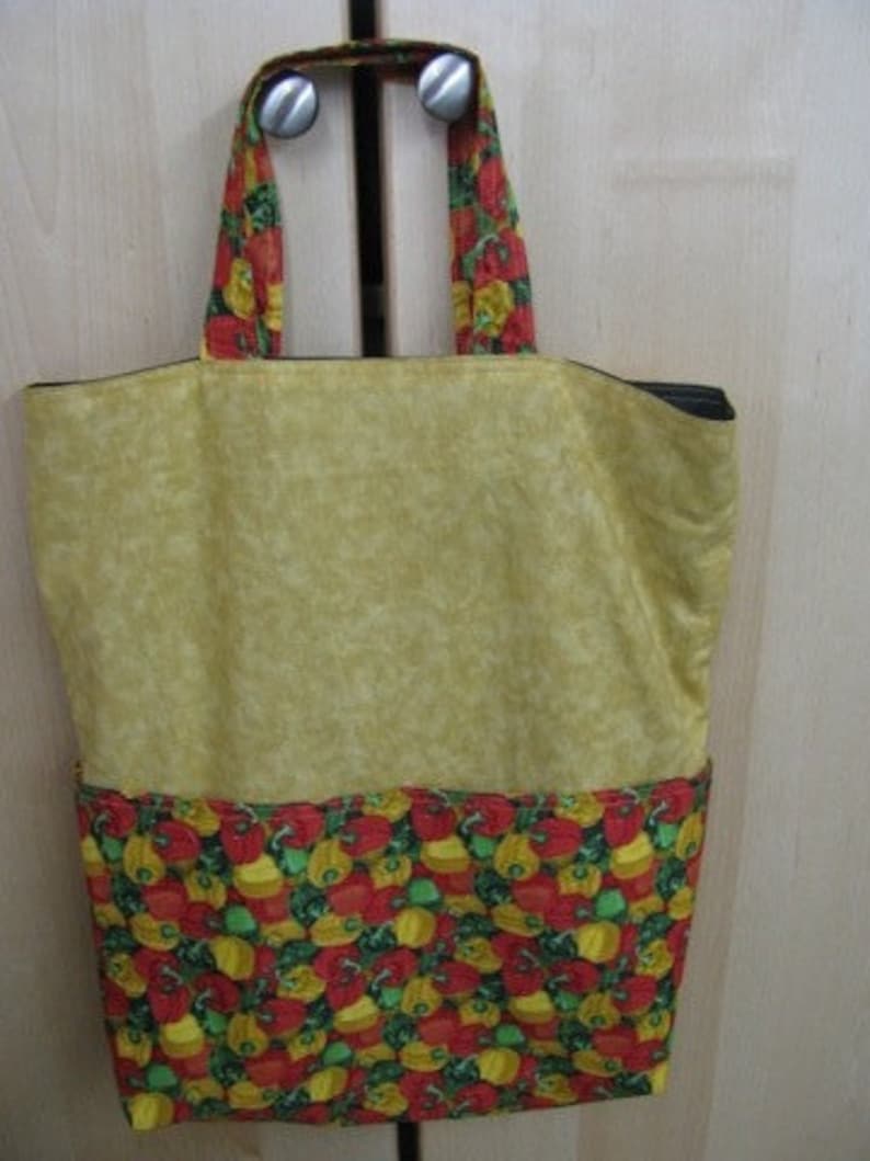 Bell Peppers Eco Friendly Bag Market Tote or Purse Tote