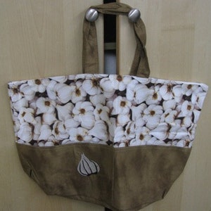 Bolsa grande de ajo, bolsa de compras
