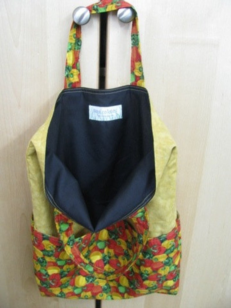 Bell Peppers Eco Friendly Bag Market Tote or Purse Tote