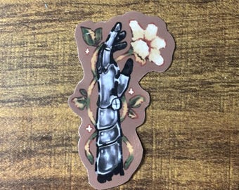 Ritter und Blumen Sticker