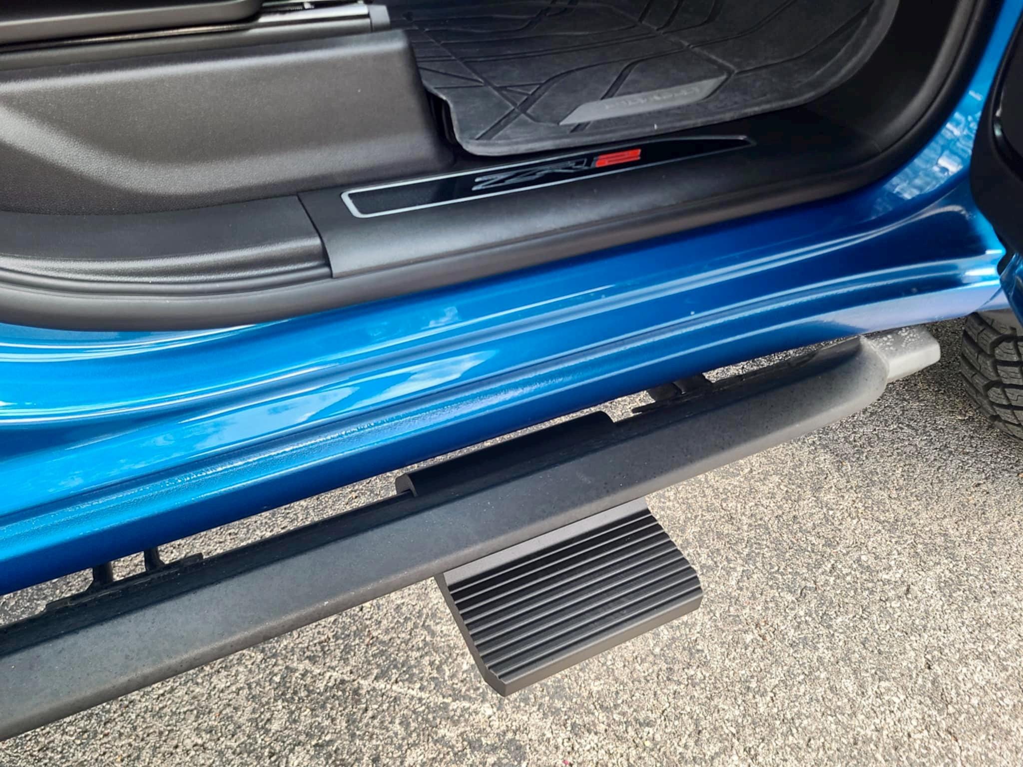Silverado ZR2 / Sierra AT4X Rock Slider Side Steps: Rockloks Snap