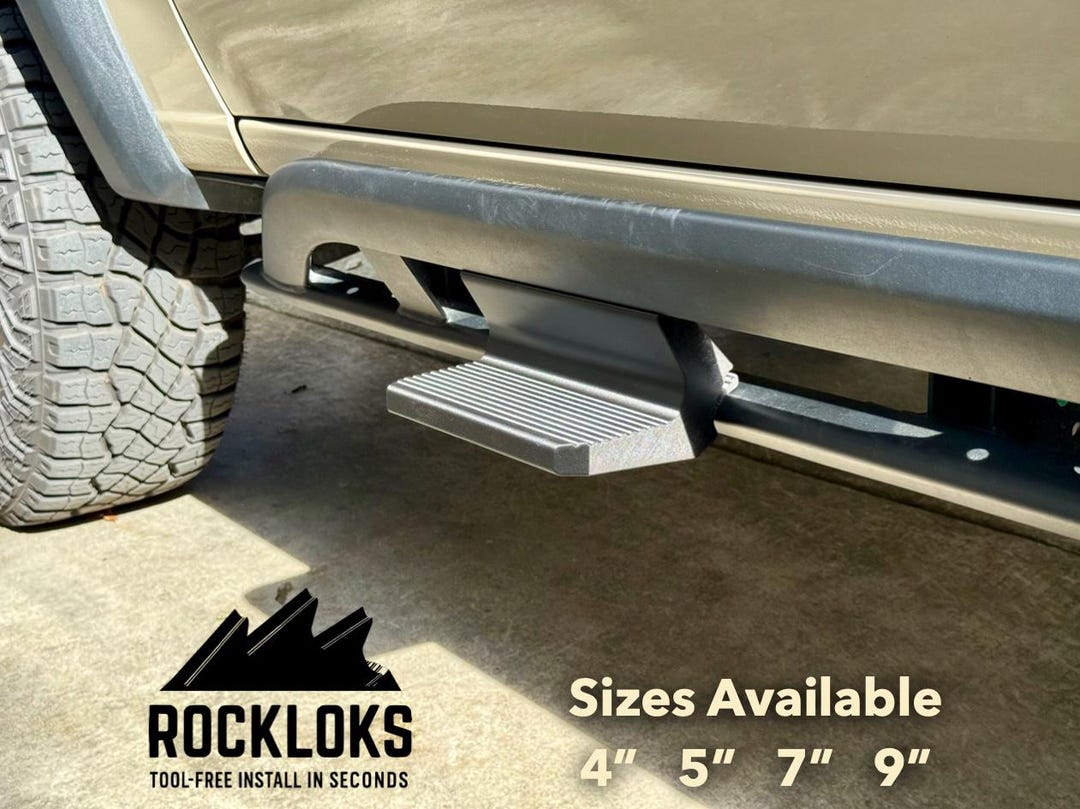 Colorado ZR2 / Canyon AT4X Side Steps (2023-2026): Rockloks Snap-on, 30 ...