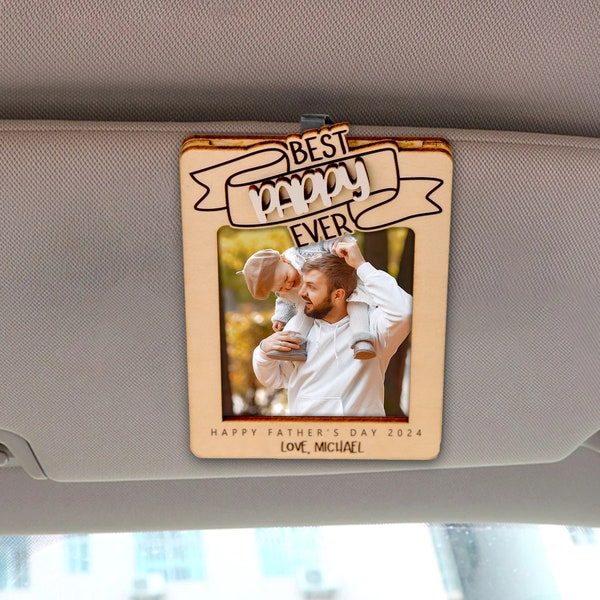 Picture Frame Car Visor Etsy