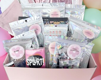 Sleepover Party Box- Birthday Party Box full of activities and games for kids