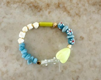 ZELLA Bracelet |  Beaded Stacking Bracelet | Boho | Everyday Jewelry | Gift for Her