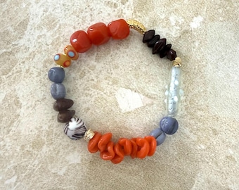 MIRA Bracelet | Beaded Stacking | Boho Charm Bracelet | Gift for Her
