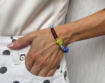 HANA Bracelet |  Beaded Stacking |  Gift for Her |  Colourful Jewellery
