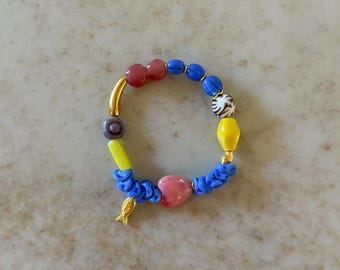 MIA Bracelet |  Beaded Stacking Bracelet | Charm Bracelet | Gift for Her