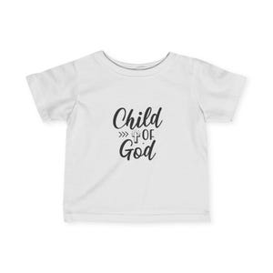 Child of God Infant Tee, Baby Shower Gift, Christian Baby Clothes, Toddler T-Shirt, Newborn Outfit, Faith-Based Apparel