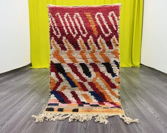 Individueller Beni Ourain Teppich – Handgemachter Boho Teppich aus Marokko