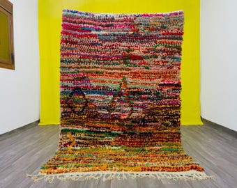 Custom Colorful Moroccan Rug – Handcrafted Wool Rug, Home Decor
