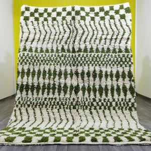 Custom Green rug - Moroccan rug Green - Handmade rug - Moroccan berber rug - Beni ourain rug - Morocco rug - Moroccan area rug