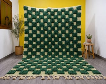 Custom Beni Ourain Rug: Handmade Moroccan Wool Area Rug