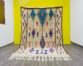 Handmade Beni Ourain Rug: Custom Moroccan Wool Rug