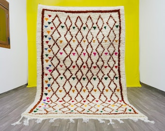 Custom Moroccan Rug, Handwoven Wool Berber Carpet