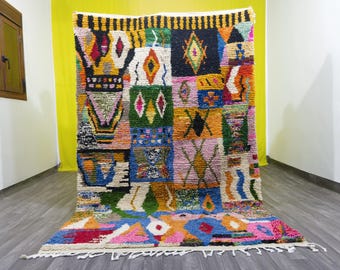 Custom Multicolored Boujaad Rug – Handwoven Moroccan Berber Carpet