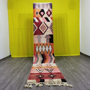 Boujaad runner Rugs, Wool Runner Rugs, Berber Runner Rugs, Outdoor Rugs, runner for kitchen, custom Runner rug, washable runner rug