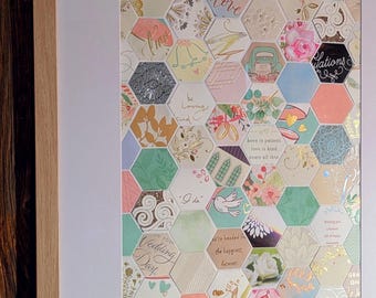 Wedding Card Keepsake Collage