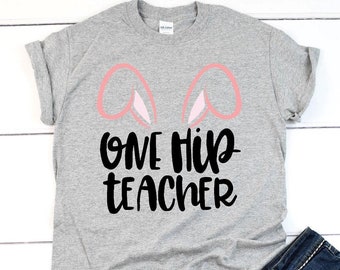 Teacher Easter shirt, Teacher bunny tee, Easter t shirt