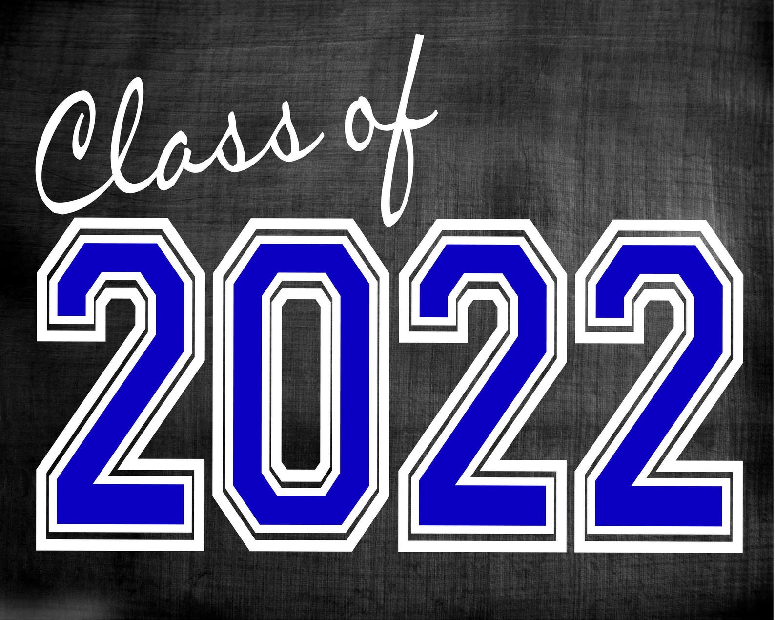 Class of 2022 Senior Graduation Sign Instant Download Etsy