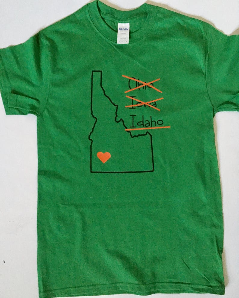 Idaho state shirt, Funny Idahoan tee, Idaho souvenir, hometown shirt, Iowa and Ohio, Idaho native shirt, Idaho momento image 3