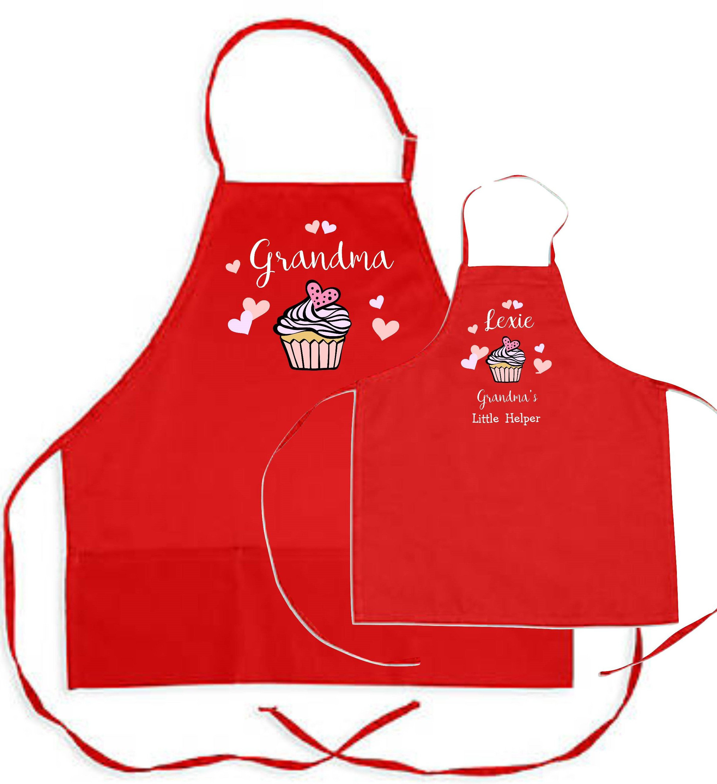 ETIUC 2 Pack Christmas Matching Aprons Christmas Mother Daughter Aprons  with Pocket Mommy and Me Penguin Aprons for Kids and Adults Christmas  Kitchen
