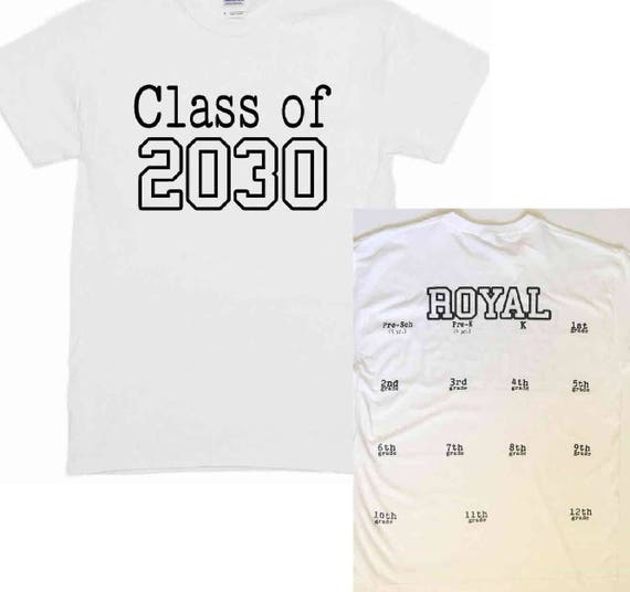 Class Of 2033 Preschool Tee Grow Into T-Shirt Class Of 2033 Preschool Tee Grow Into T-Shirt