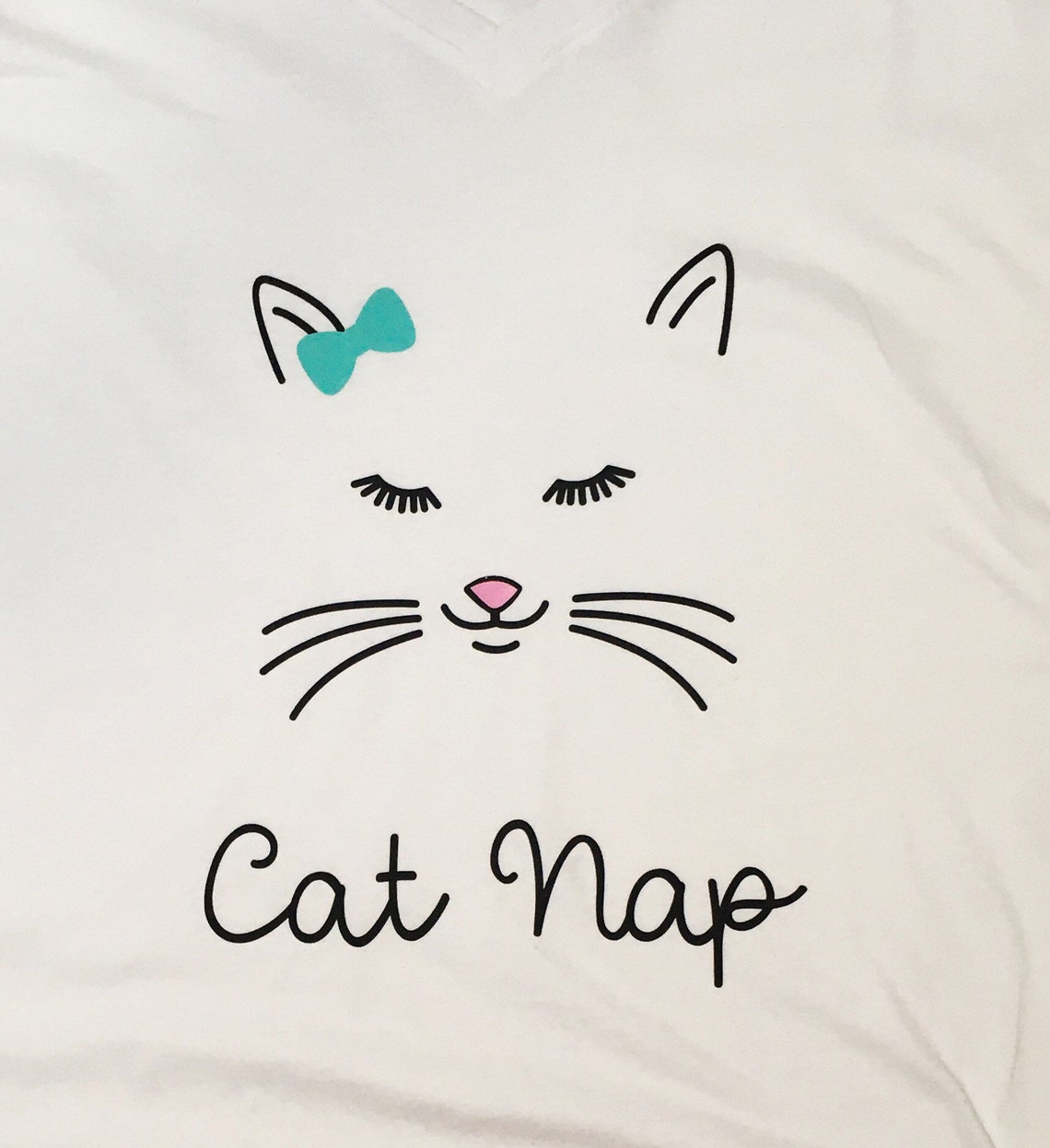 Cat Night Shirt Cat Nap Nightgown Cat Lovers Cover Up Etsy