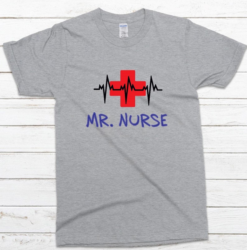 Male Nurse Shirt Mr. Nurse Shirt Gift for Male Nurse Etsy