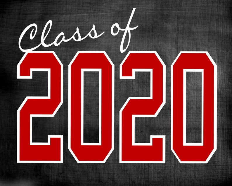Class of 2021 digital chalkboard printable sign | Etsy