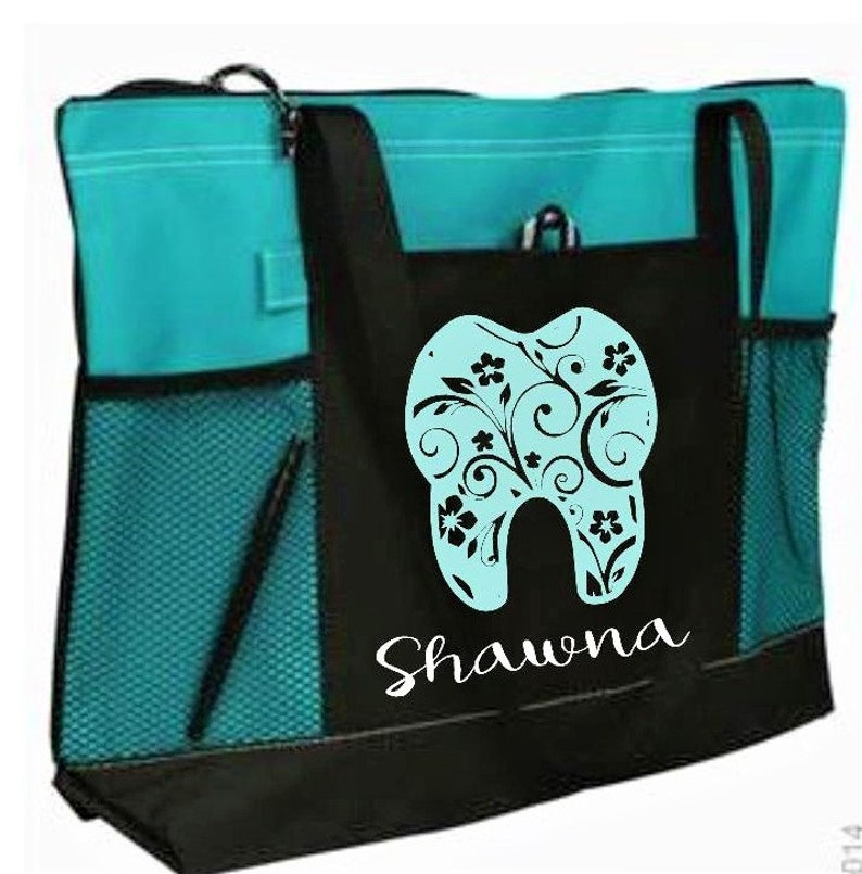 Dental Hygienist Tote Personalized Dental Assistant Bag Etsy