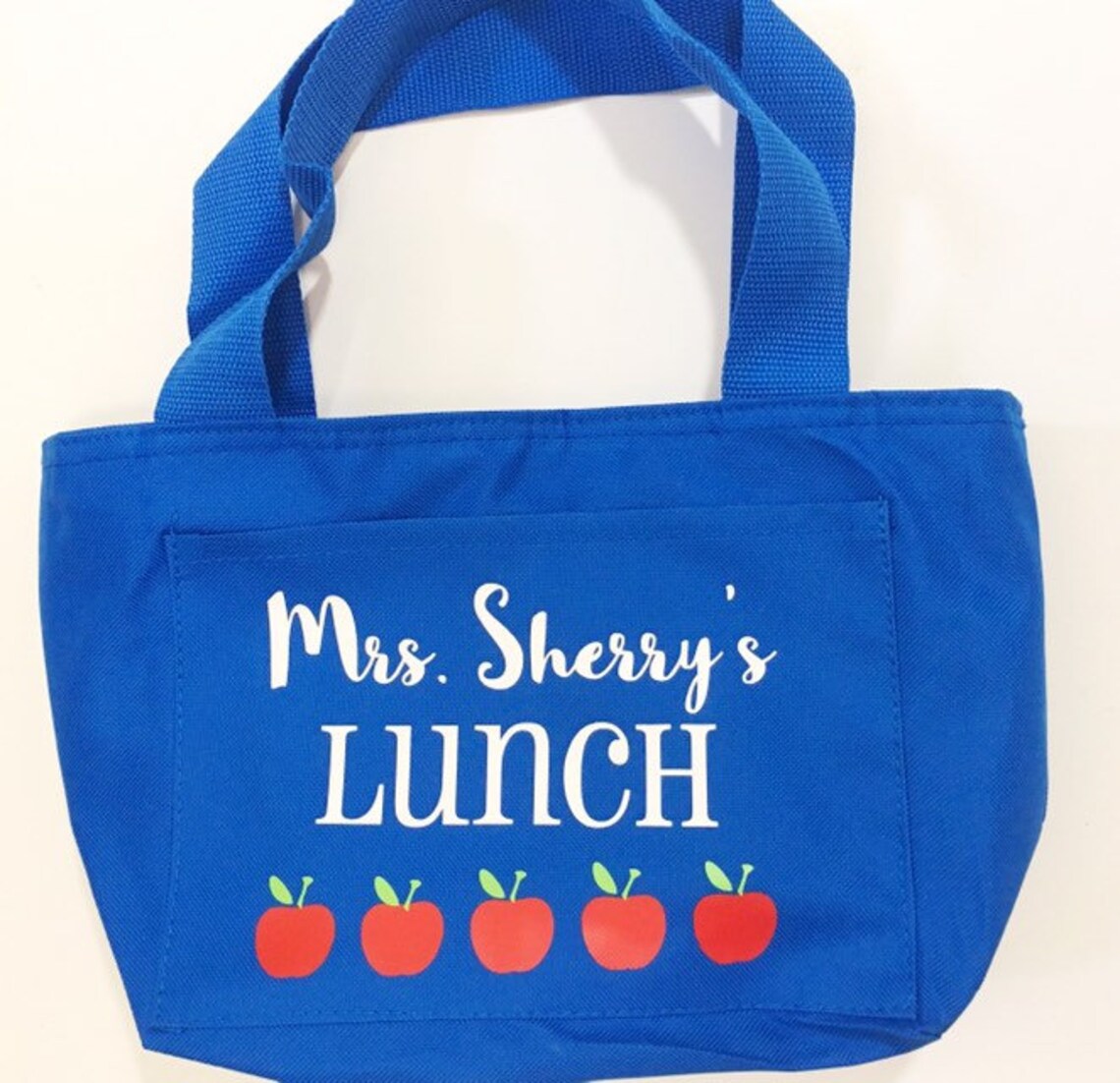 Teacher Lunch Bag Lunch Box Personalized Lunch Bag Zippered Etsy