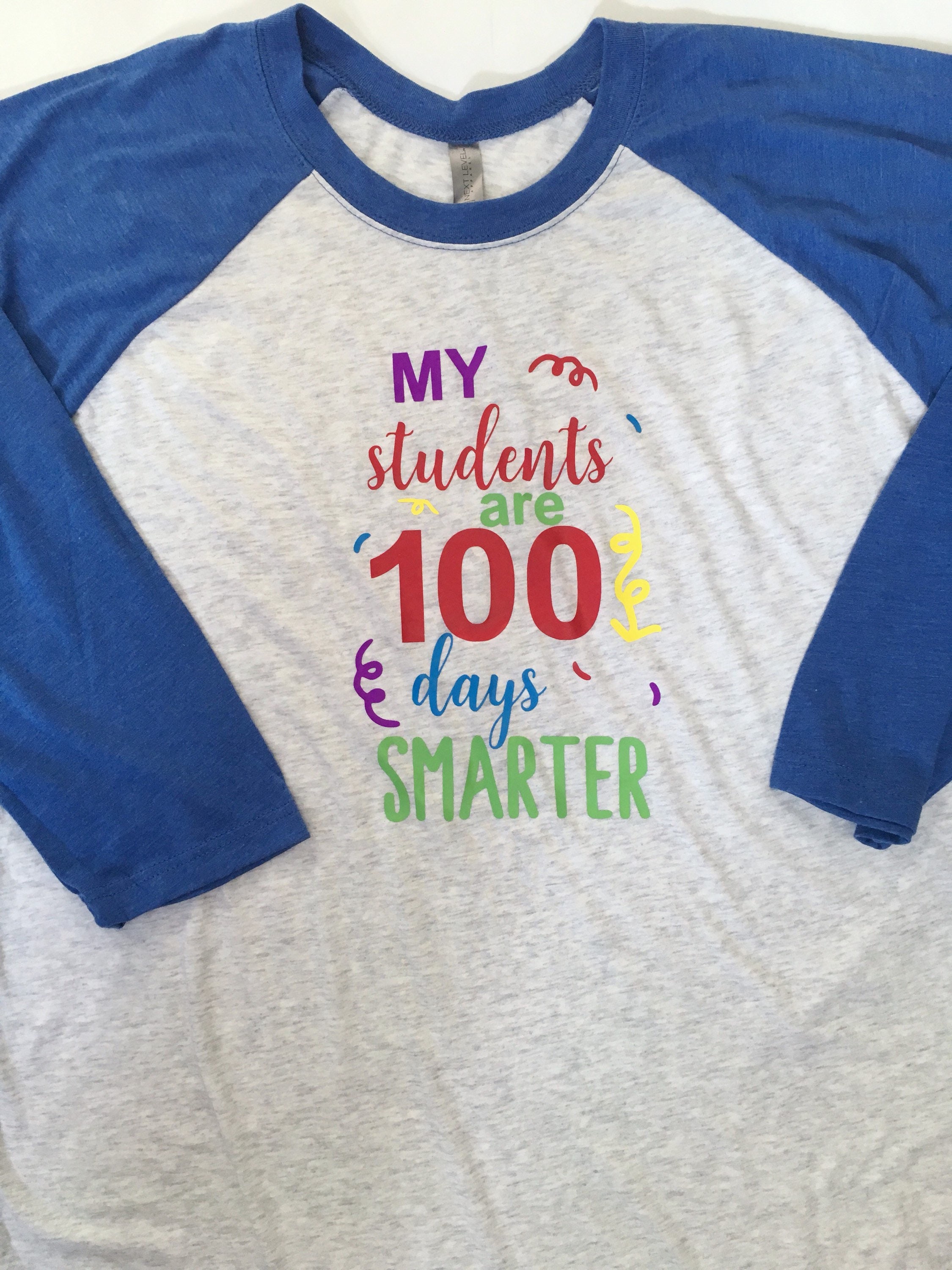 Teacher 100th day of school shirt, My students are 100 days smarter