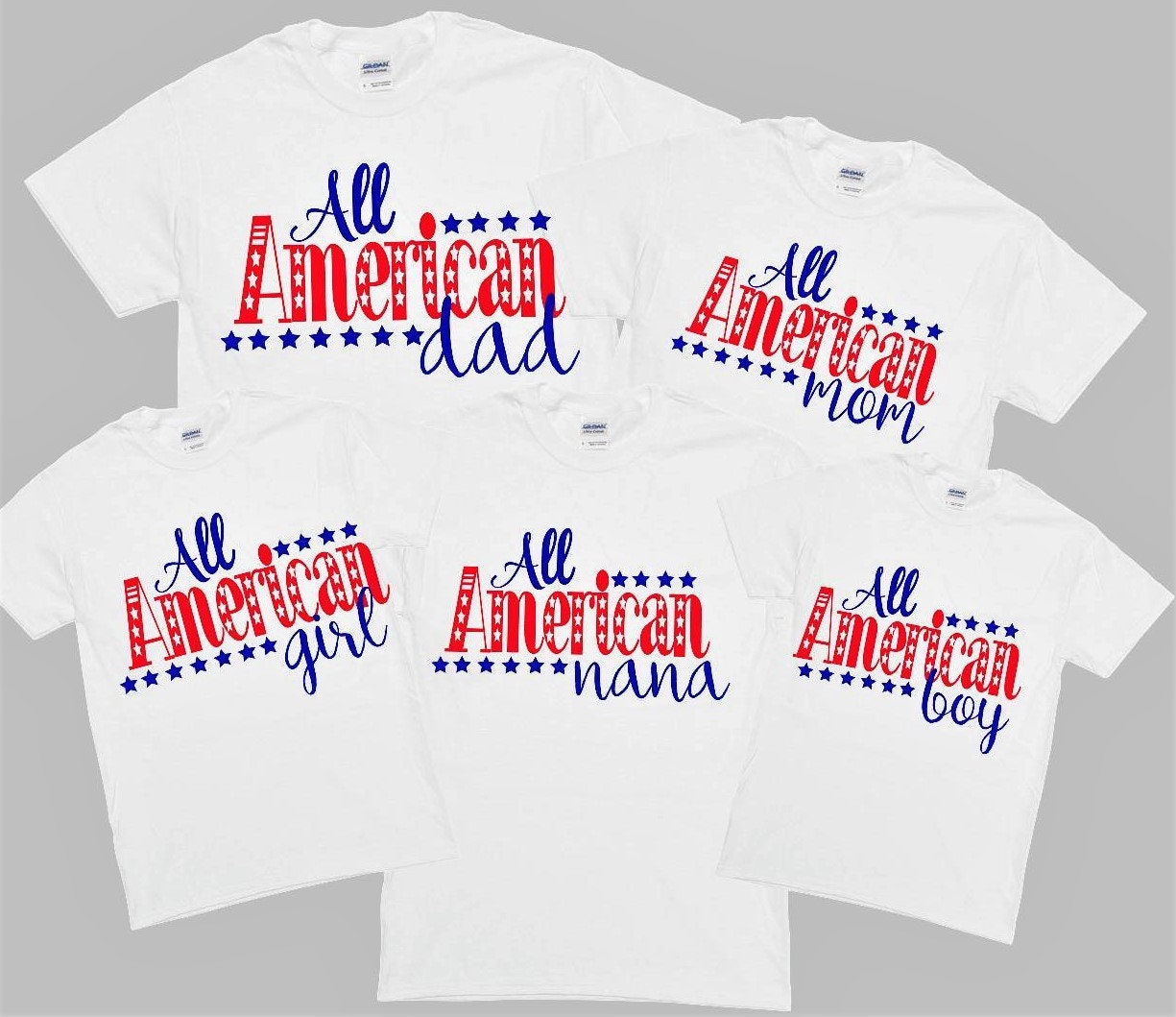 Matching family patriotic shirts Clearance