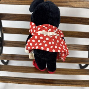 Vintage Applause Minnie Mouse Plush Red Polka Dot Dress Stuffed Toy 12 inch 2375 image 3