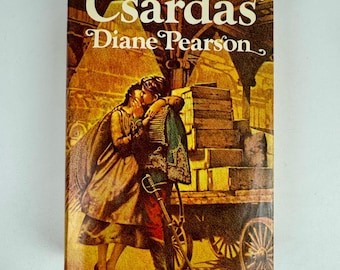 Csardas de Diane Pearson, 1975, edición de tapa dura del club de lectura, ficción histórica.