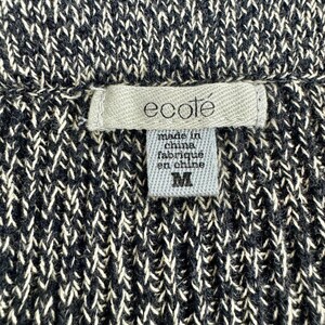 Vintage Urban Outfitters Ecote Marled Knit Chevron Mini Skirt Green Medium y2k image 6