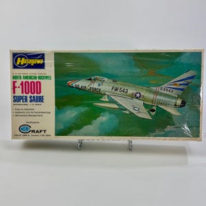 Kit de maqueta Hasegawa Minicraft F-100D Super Sabre a escala 1/72 JS-035, modelo clásico de la USAF
