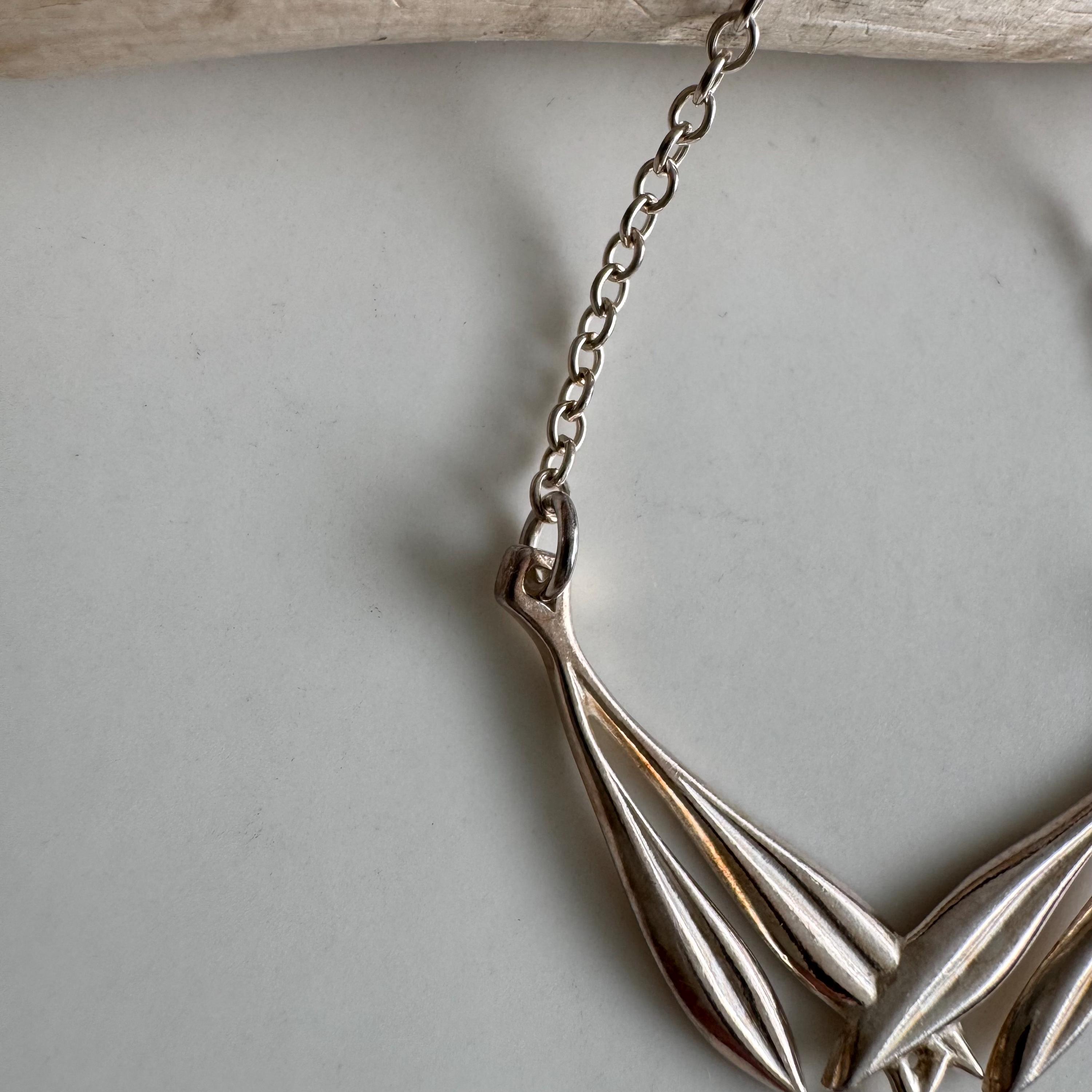 Kalevala Koru Iconic Sterling Silver Lily of the Valley Pendant