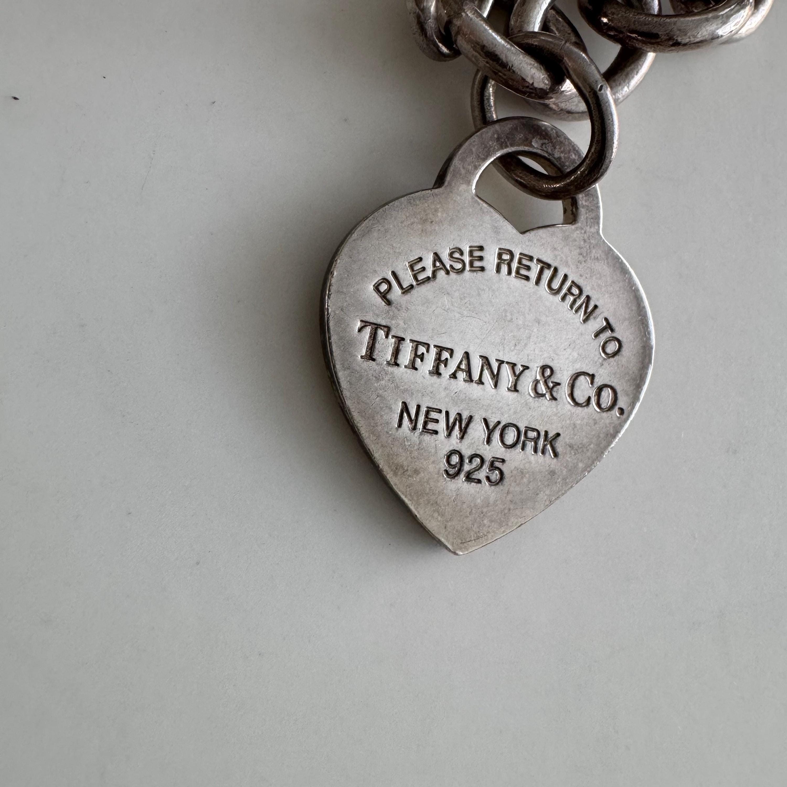Vintage Return to Tiffany - Heart Tag Bracelet in Sterling Silver