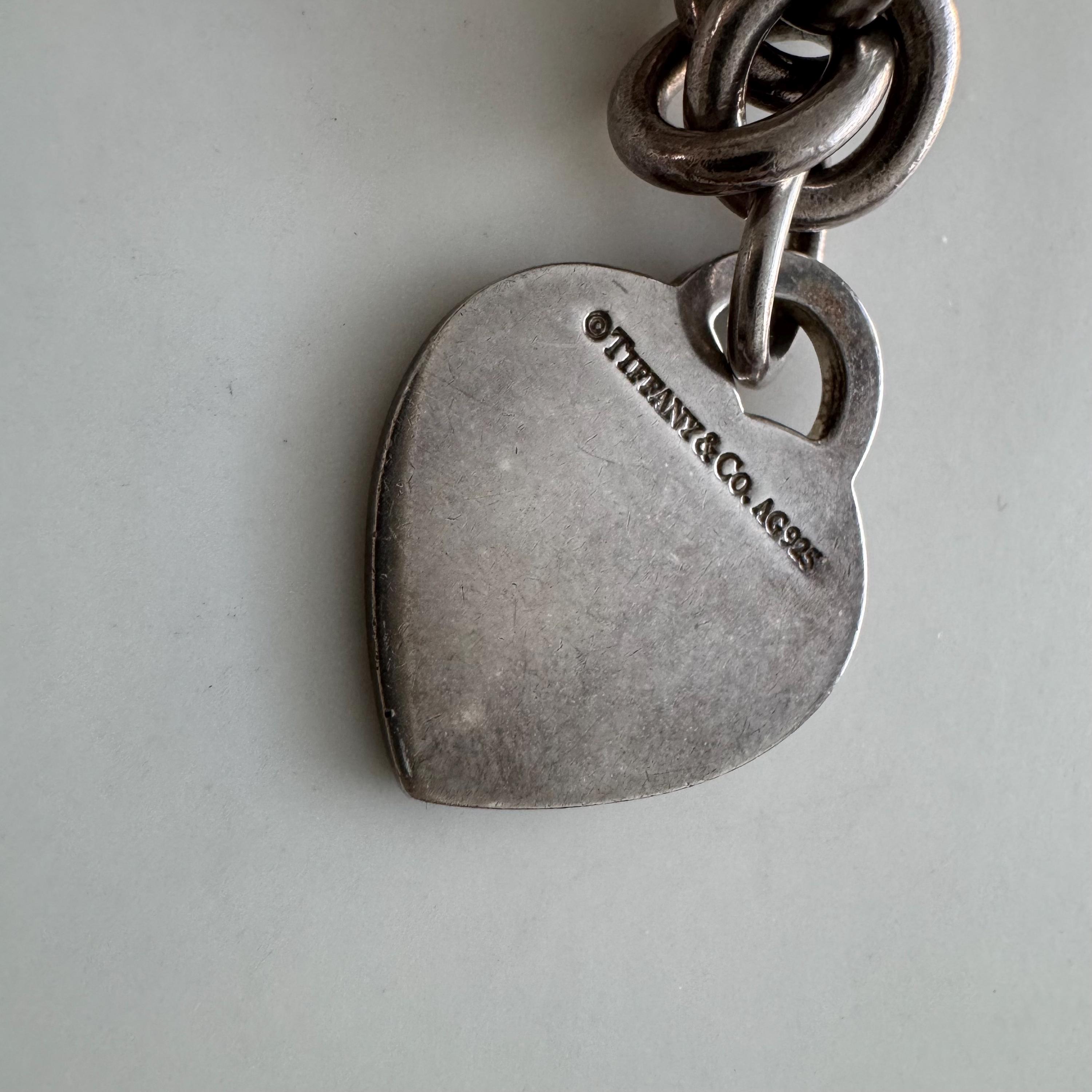 Vintage Return to Tiffany - Heart Tag Bracelet in Sterling Silver