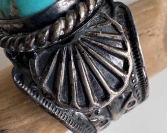 Gary Reeves Turquoise Sterling Silver Ring / Size 5-5.5 US - Etsy