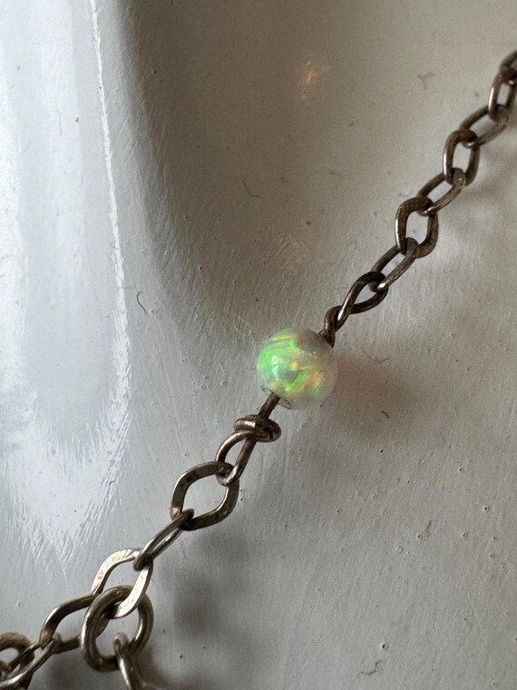 Biblical Stones - Topaz Cluster  Topaz with Elegant Setting on Silver Chain by De Isla. View 5