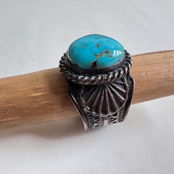Gary Reeves Turquoise Sterling Silver Ring / Size 5-5.5 US - Etsy